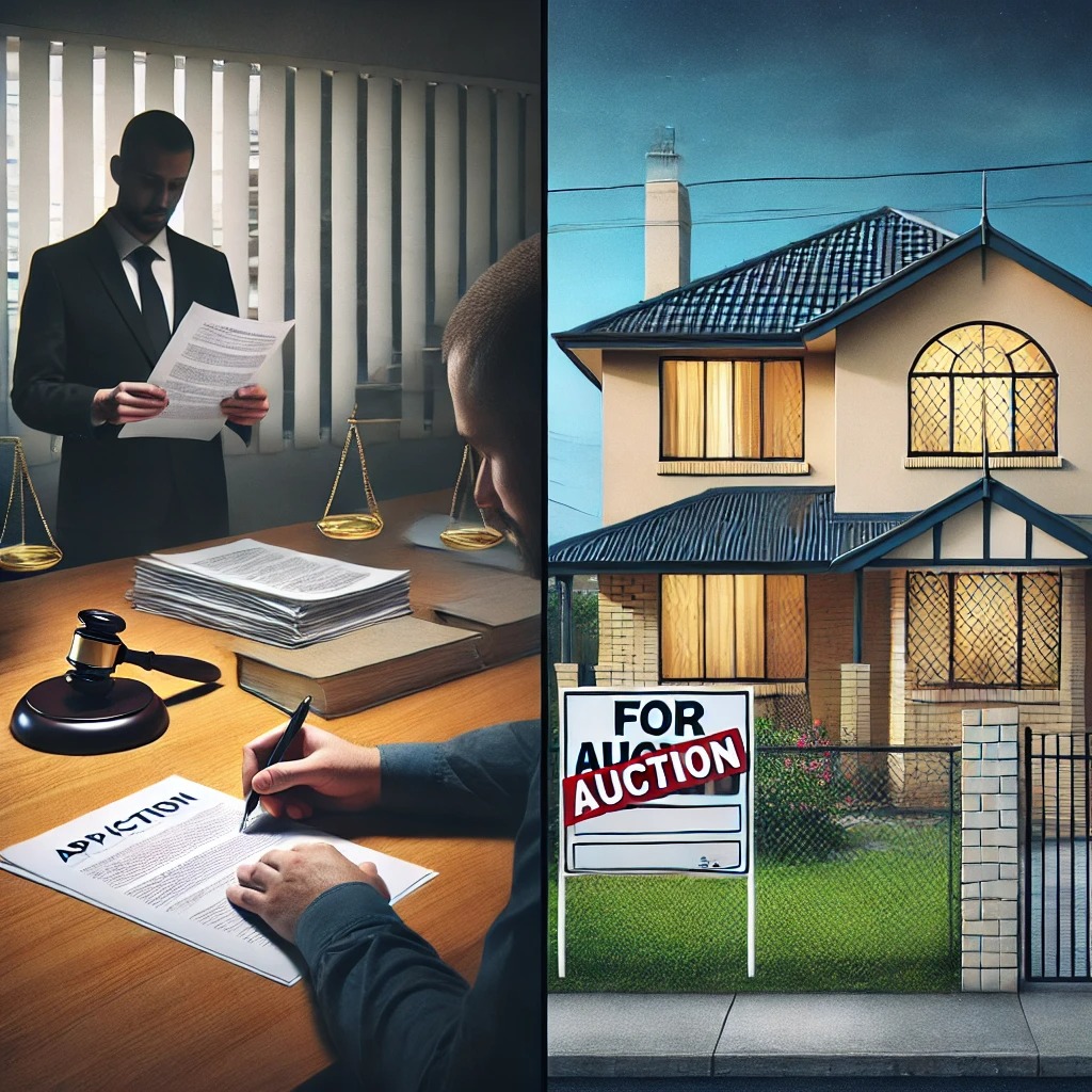 경매 신청 과정과 경매에 부쳐진 부동산