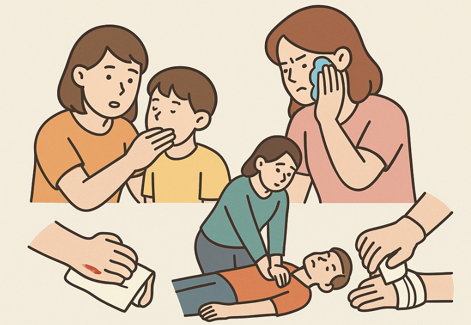 병원 가기 전, 집에서 할 수 있는 최고의 응급처치