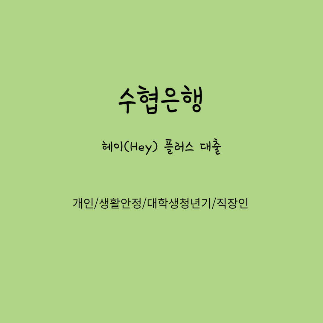 헤이(Hey) 플러스 대출