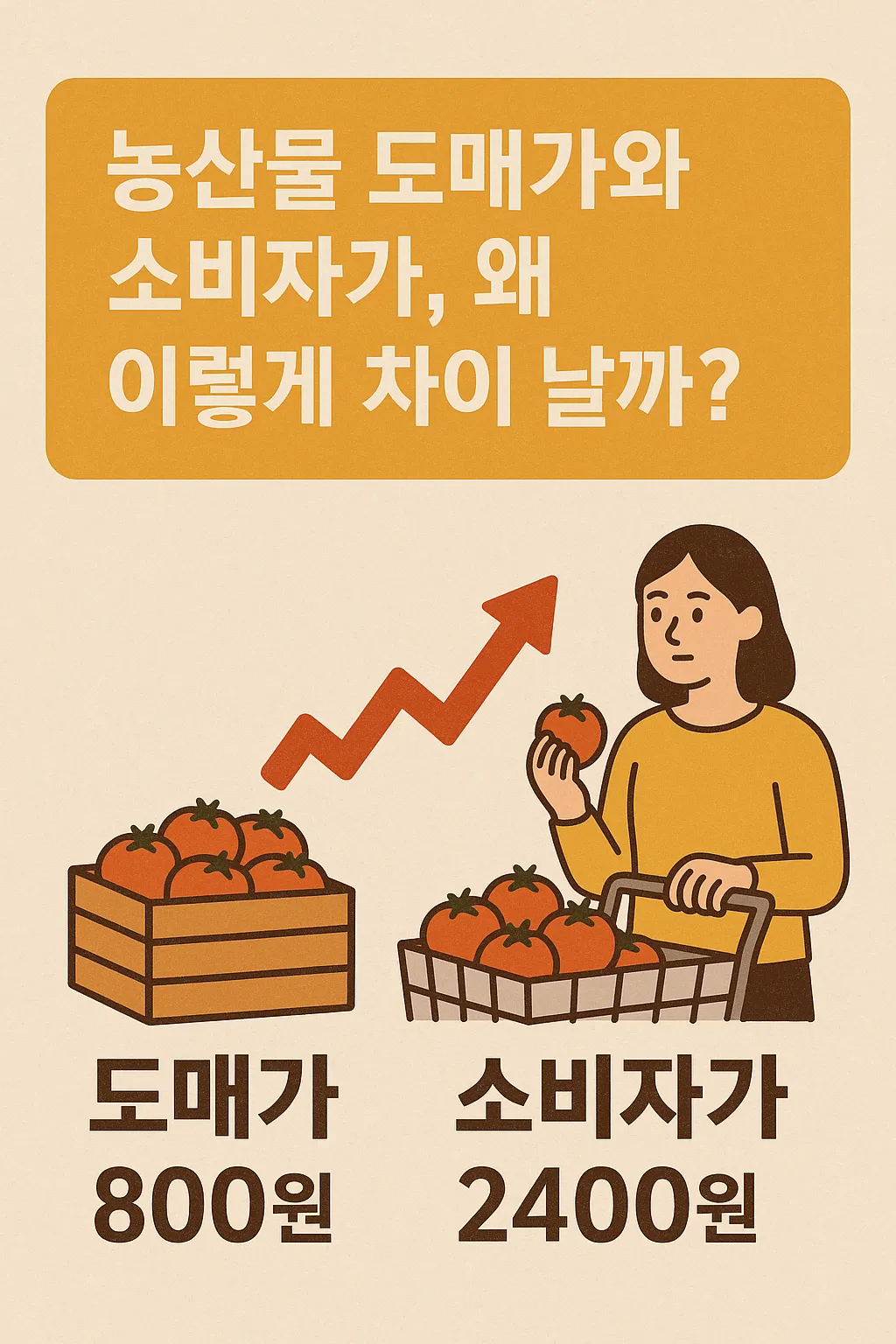 농업경제학 : 농산물 도매가와 소비자가, 왜 이렇게 차이 날까?