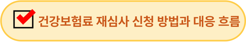 건강보험료 재심사 신청 방법과 대응 흐름 확인하기 이미지