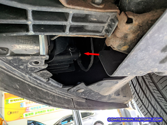 올란도 안개등 교체 위치