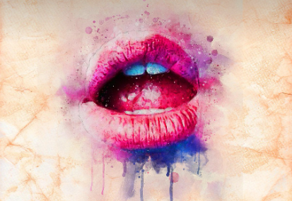 입근처에서 여러가지색의 피