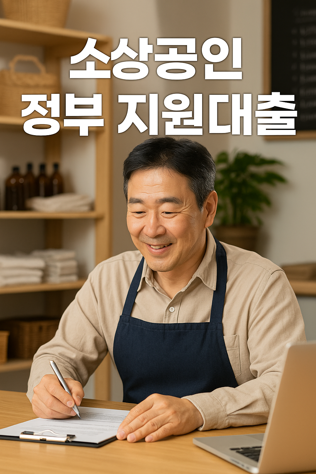 소상공인대출 관련 사진첨부