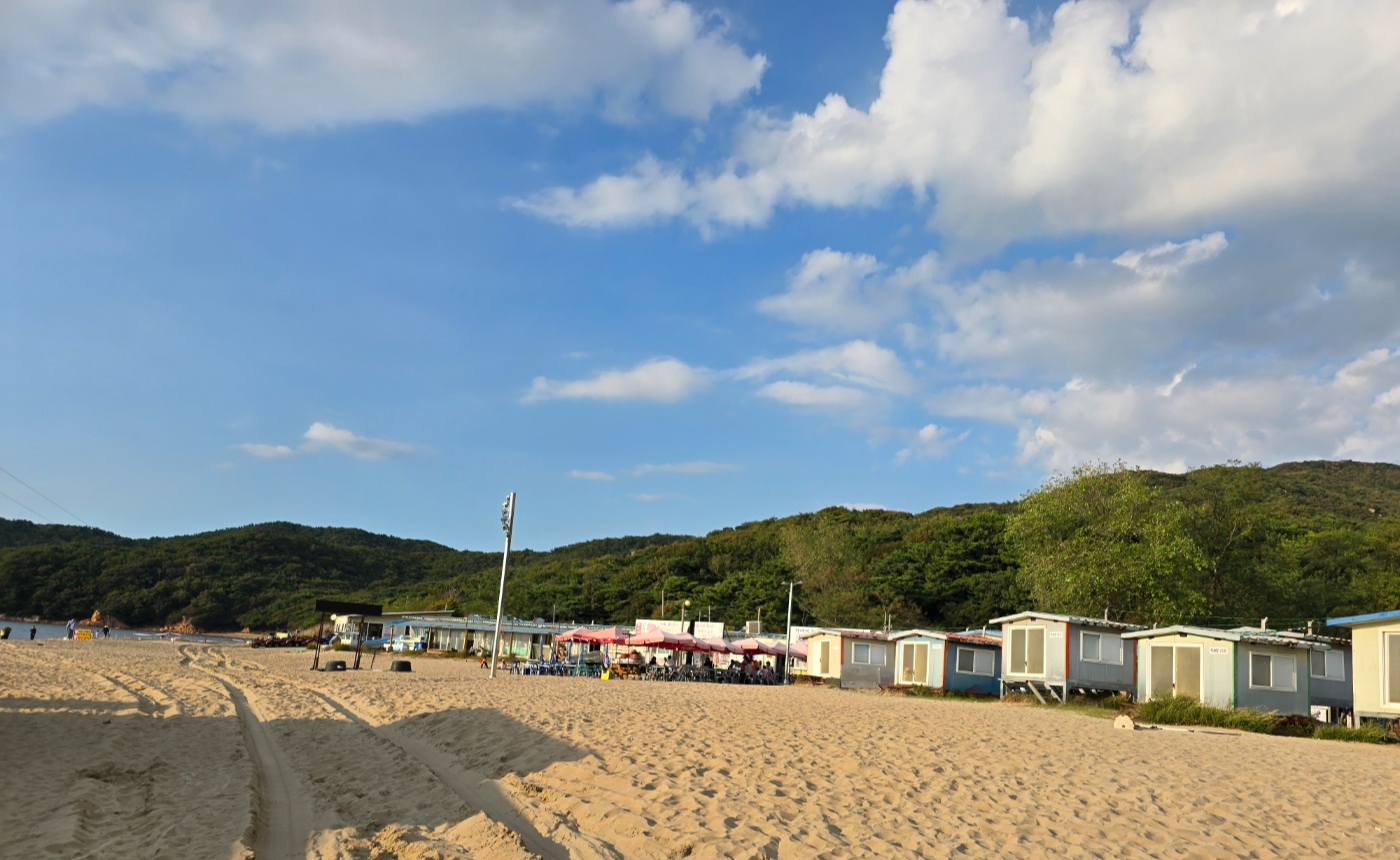 숙박이 가능한 백사장 컨테이너