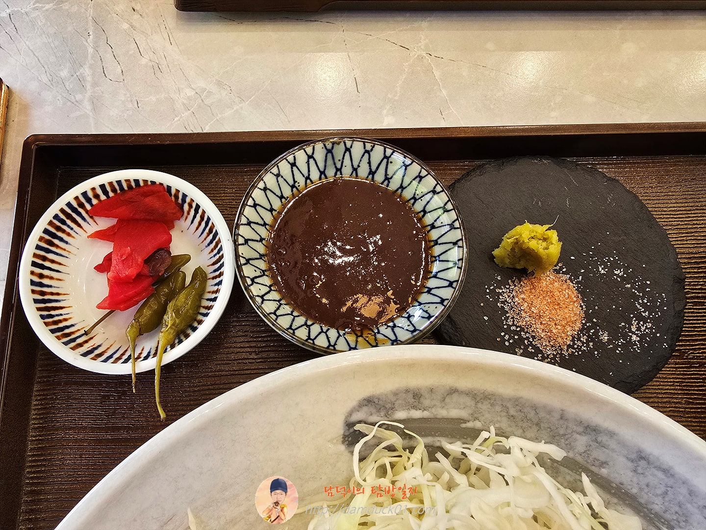 히레카츠정식(히레카드2pcs+미니우동1pc)