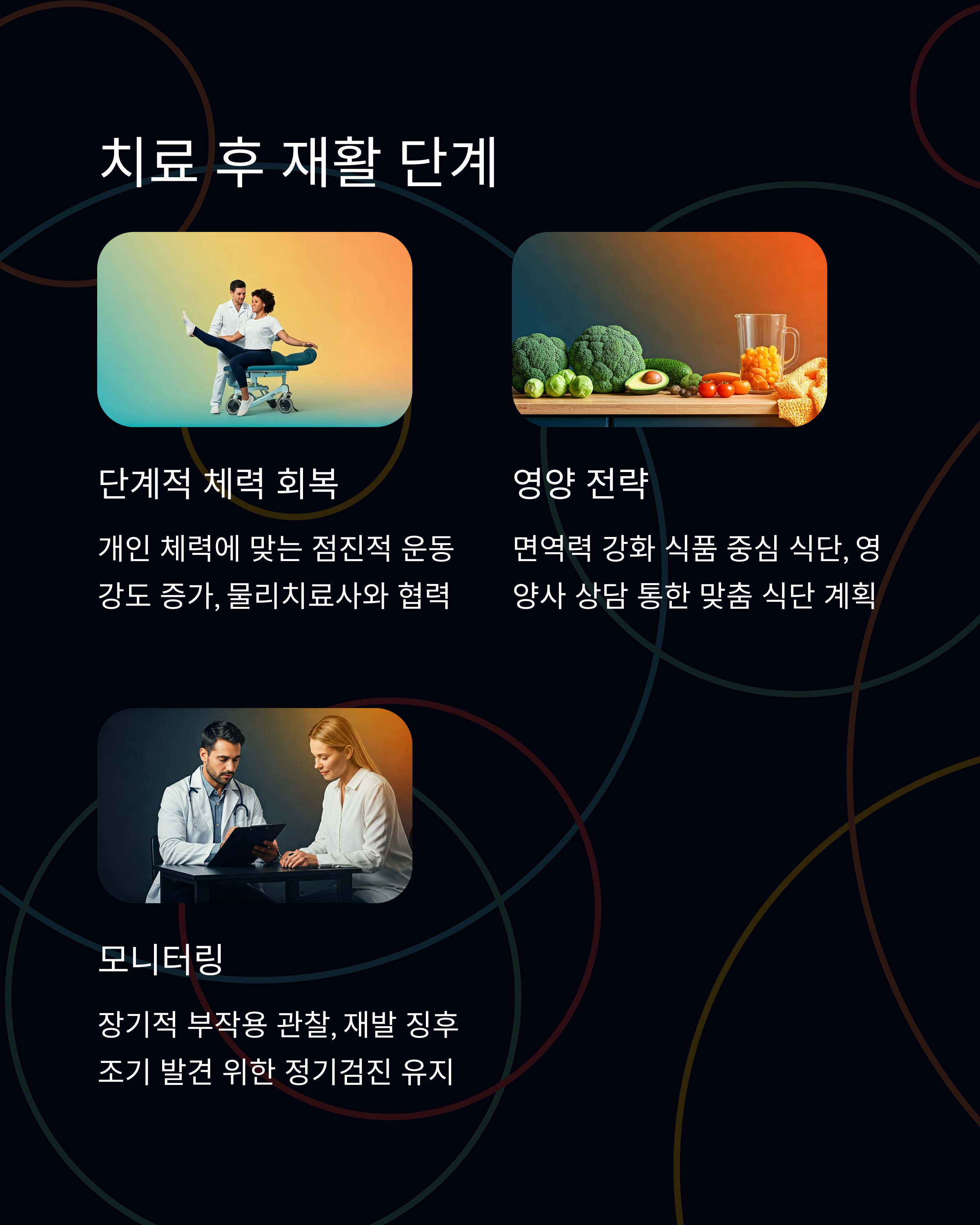 면역항암 치료 후 재활 정상 생활로의 복귀