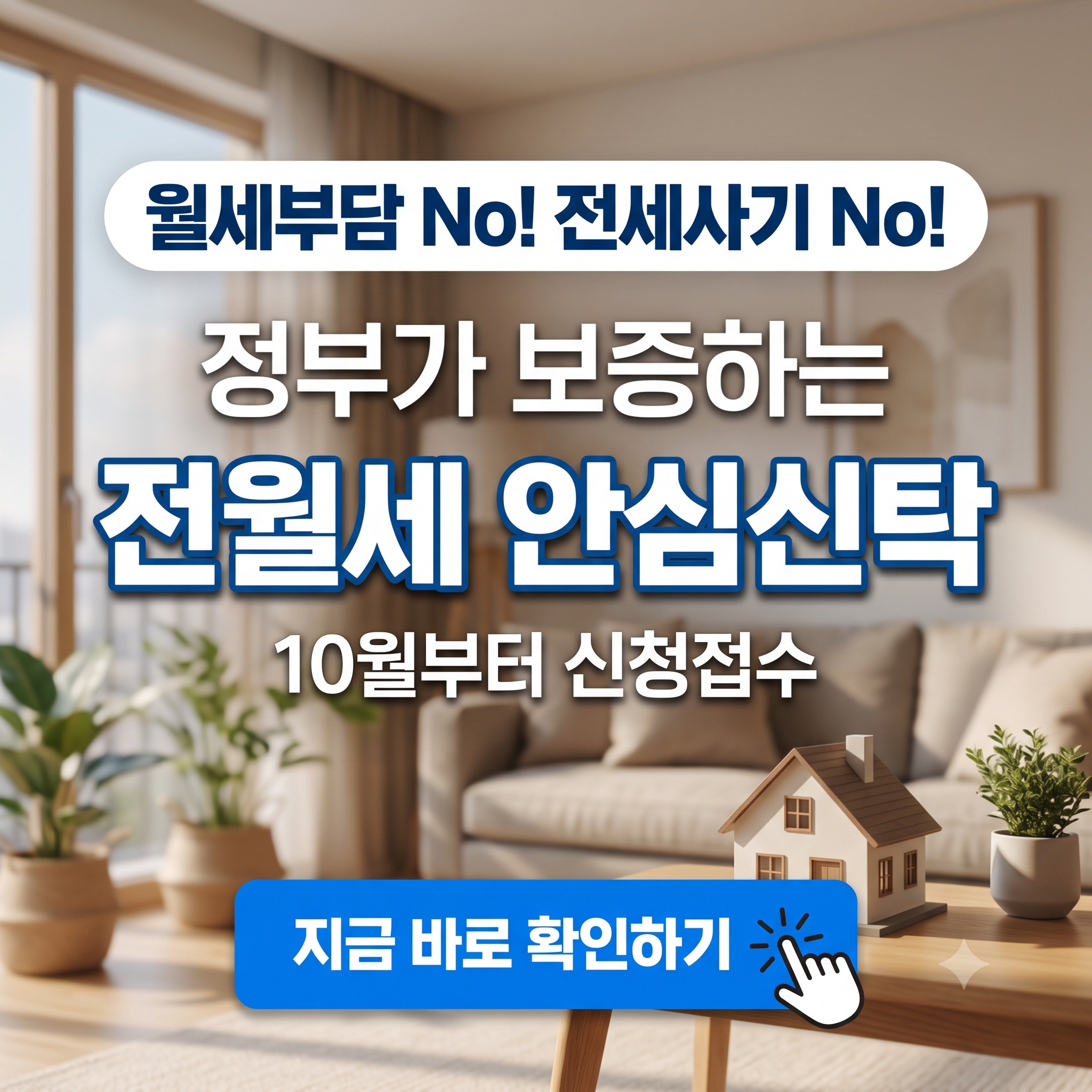 "정부 믿고 월세를 전세로 바꿔보세요!" - 연 286만원 절약되는 '전월세 안심신탁' 총정리 (대상, 혜택, 신청방법 등)