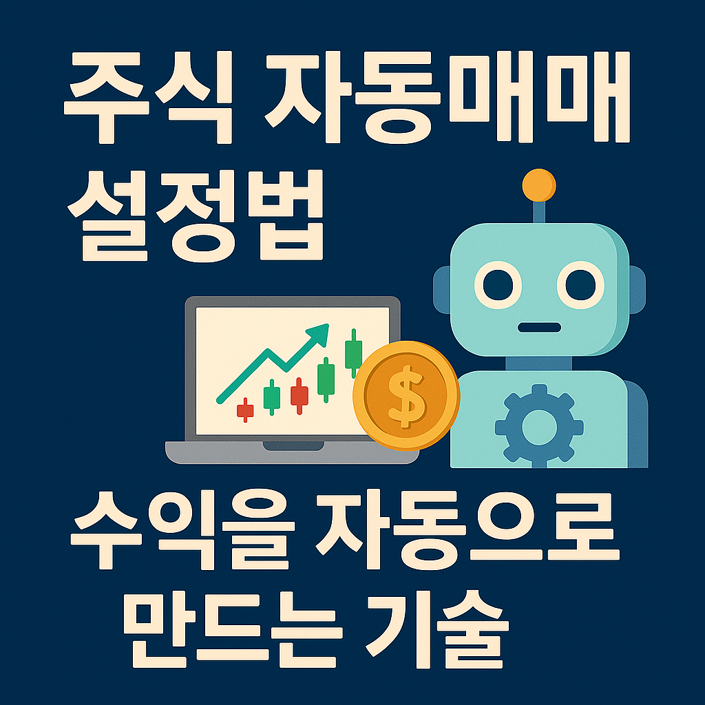주식 자동매매 설정법 – 수익을 자동으로 만드는 실전 기술