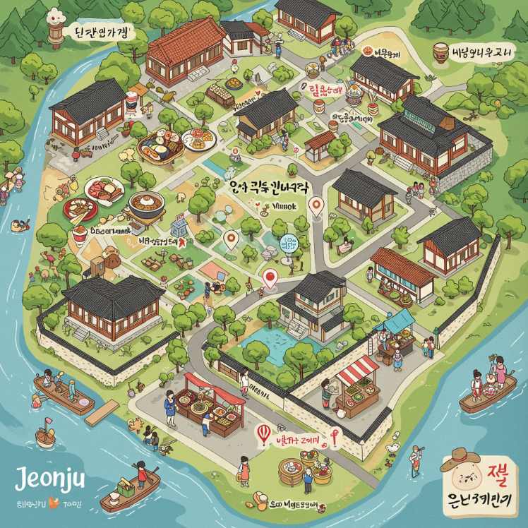 전주 비빔밥 지도 총정리