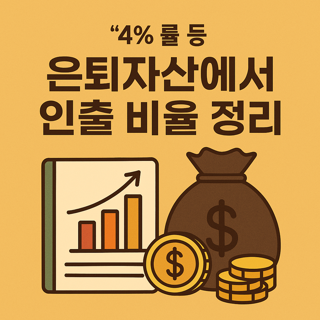 은퇴자산에서 인출 비율 정리