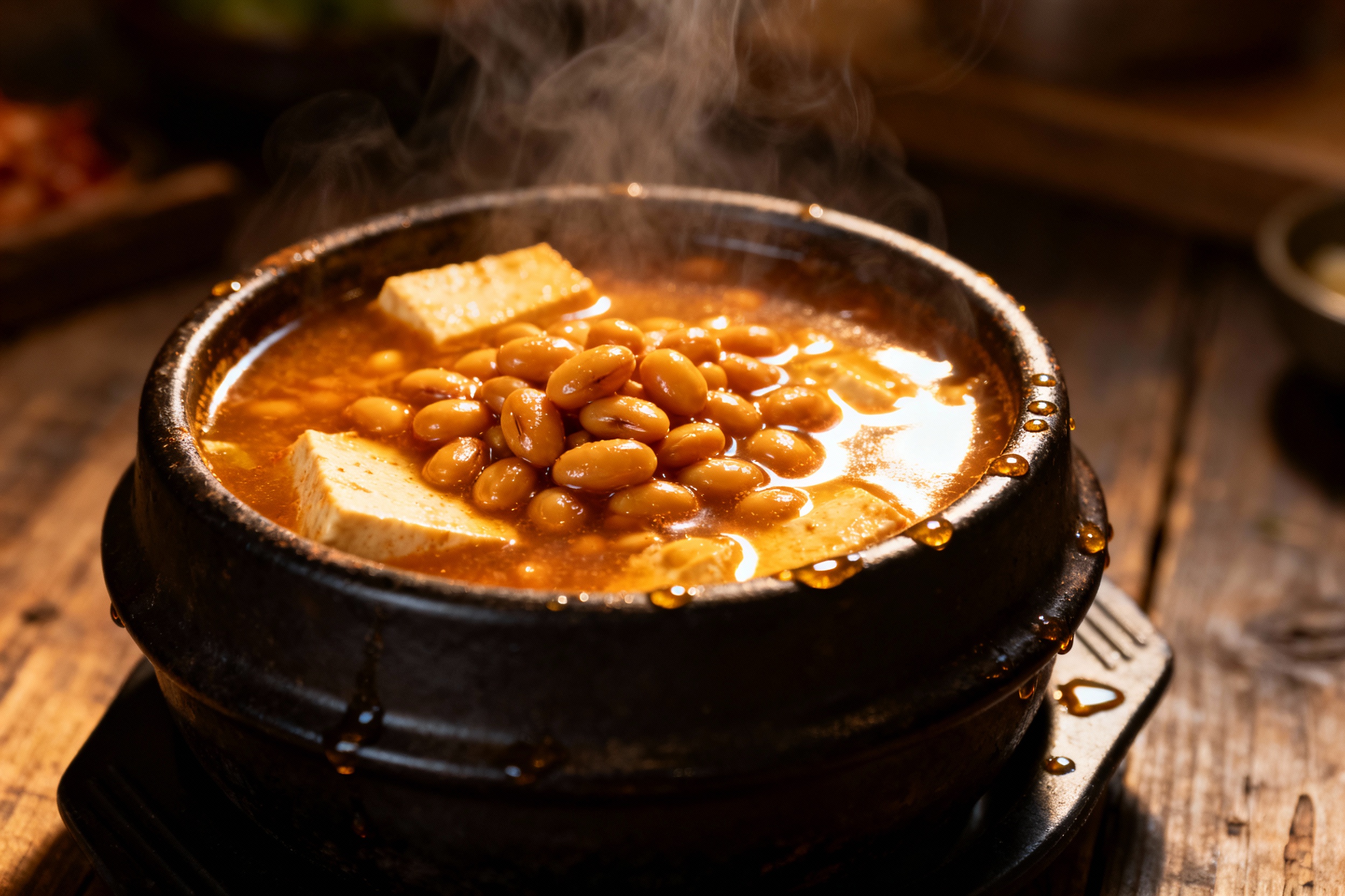 금방 요리한 6시내고향 원주생청국장