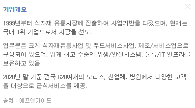 씨제이프레시웨이