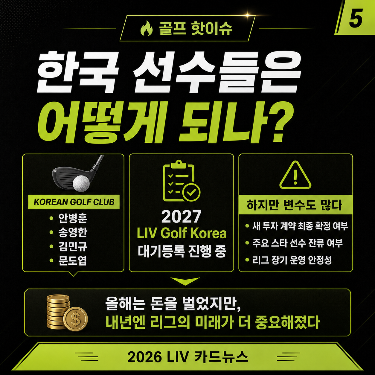 LIV골프 팀코리아