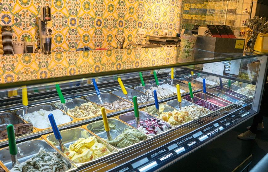 로마 젤라또 가게 모습 사진