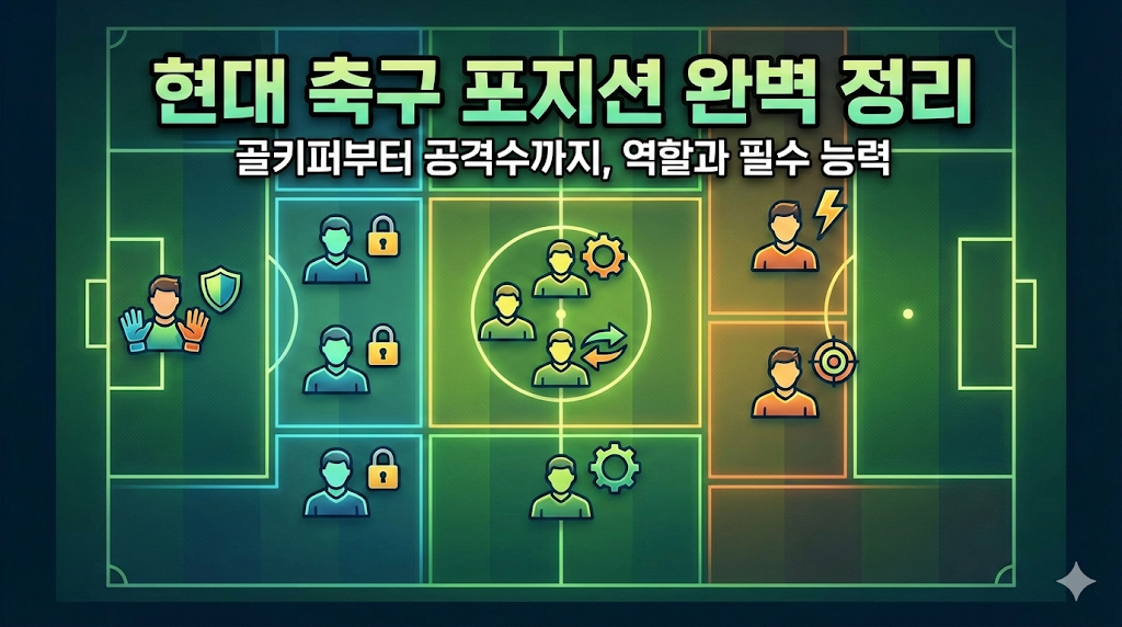 현대축구포지션 완벽정리