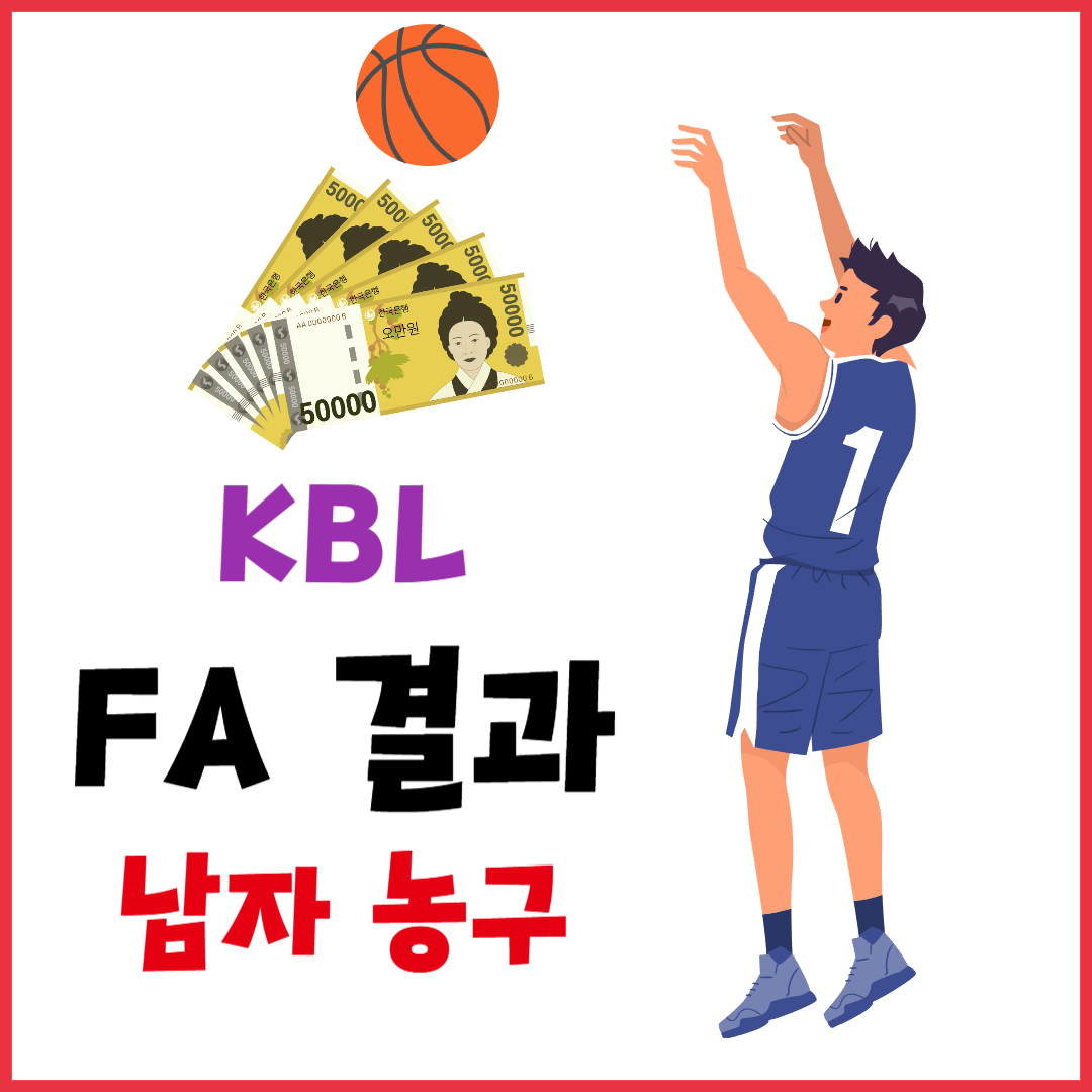 2025 KBL 자유계약선수 연봉 및 계약 현황 총정리 – 최고 8억, 보상규정까지 한눈에!