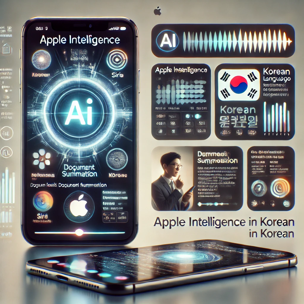 애플 AI 인텔리전스 한국어 서비스 지원