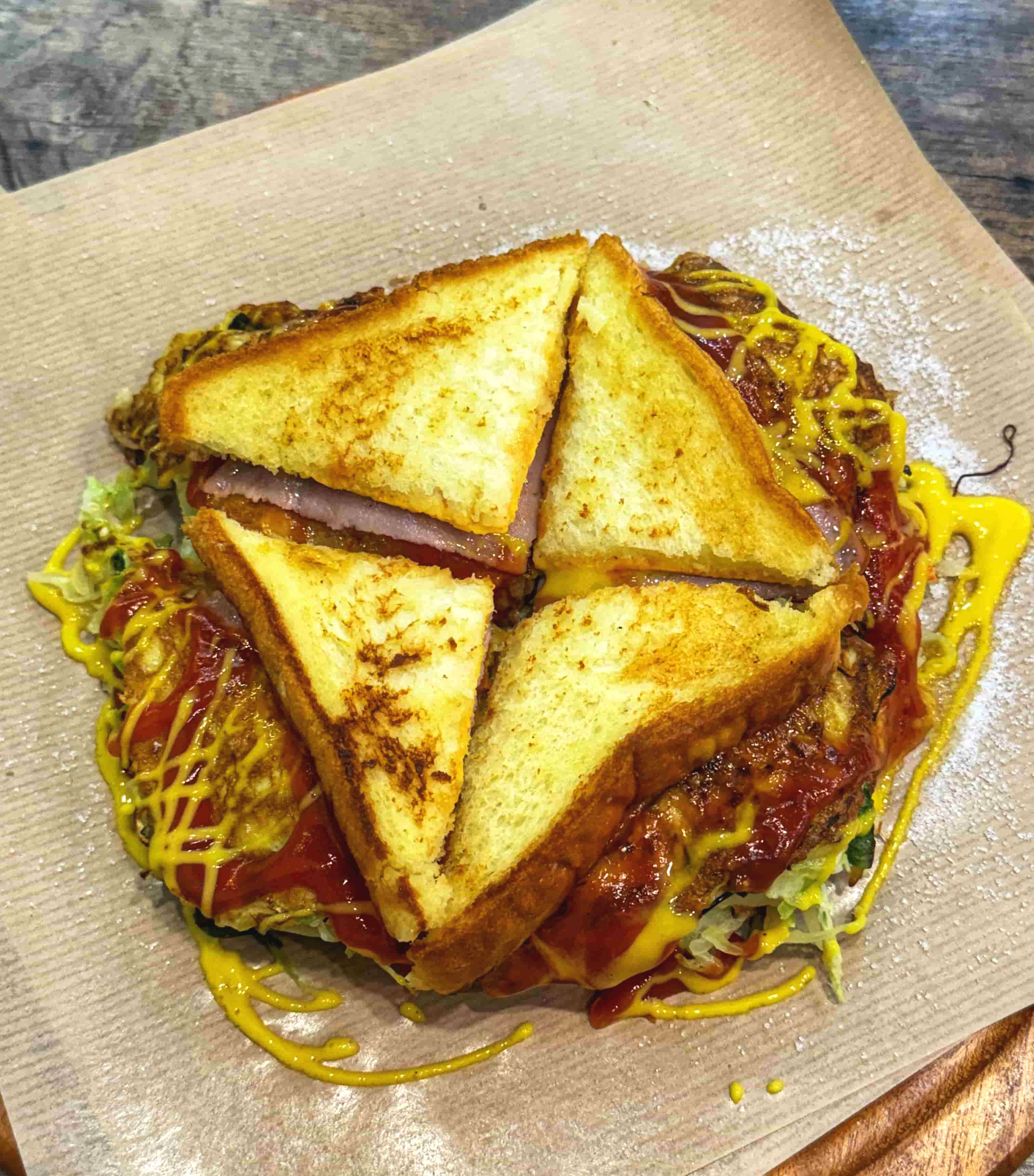 창동 맛집 '창동할머니토스트'의 햄치즈토스트 사진