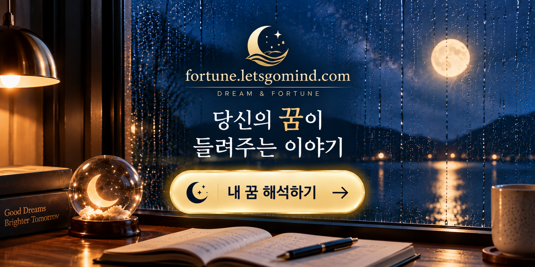 꿈 내용을 직접 입력해 해석하는 Dream &amp; Fortune 꿈해몽 서비스