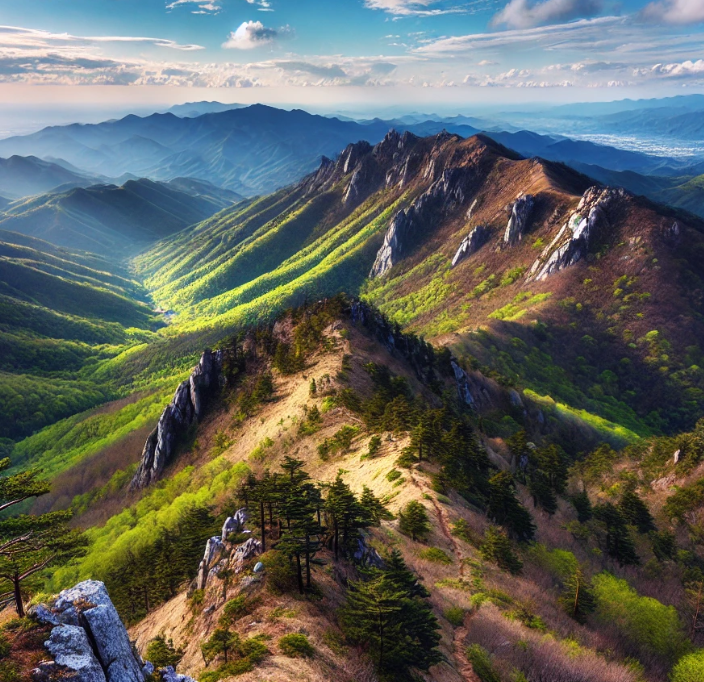 돈대산의 자연경관 사진