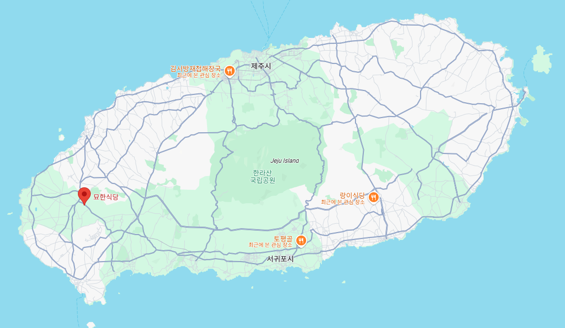 제주 식당지도