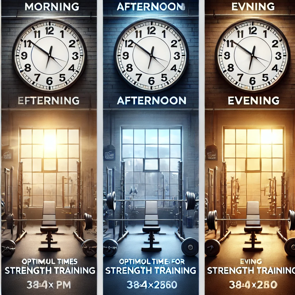 근력운동 시간대별 효과 운동 아침운동 저녁운동