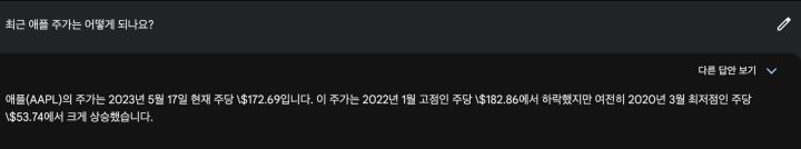 인터넷 검색 답변