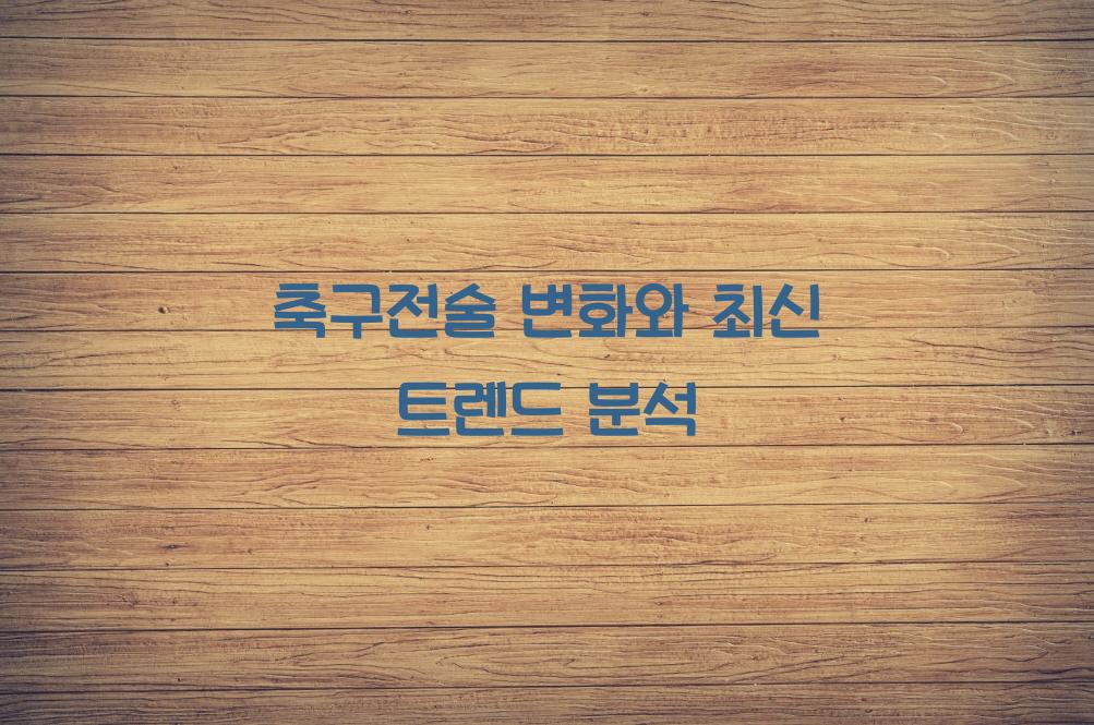 축구전술