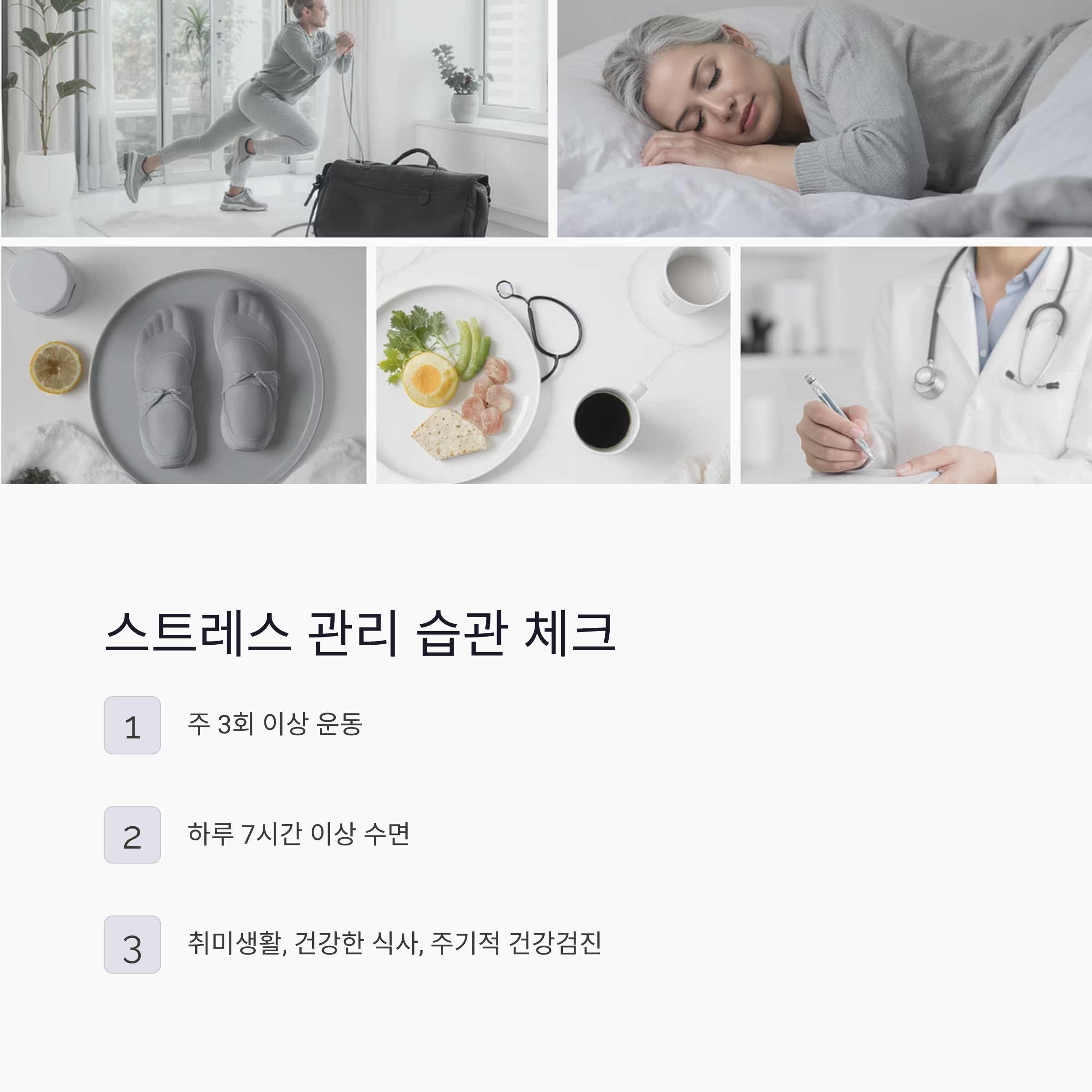 중년 스트레스 테스트, 지금 내 상태는?