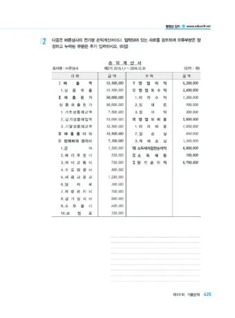 전산회계 2급 개념정리 분개연습 실습문제 자격취득_5