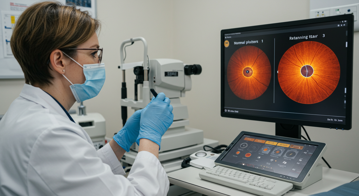 비문증 증상인 눈에 보이는 날파리 형태의 예시 사진 3