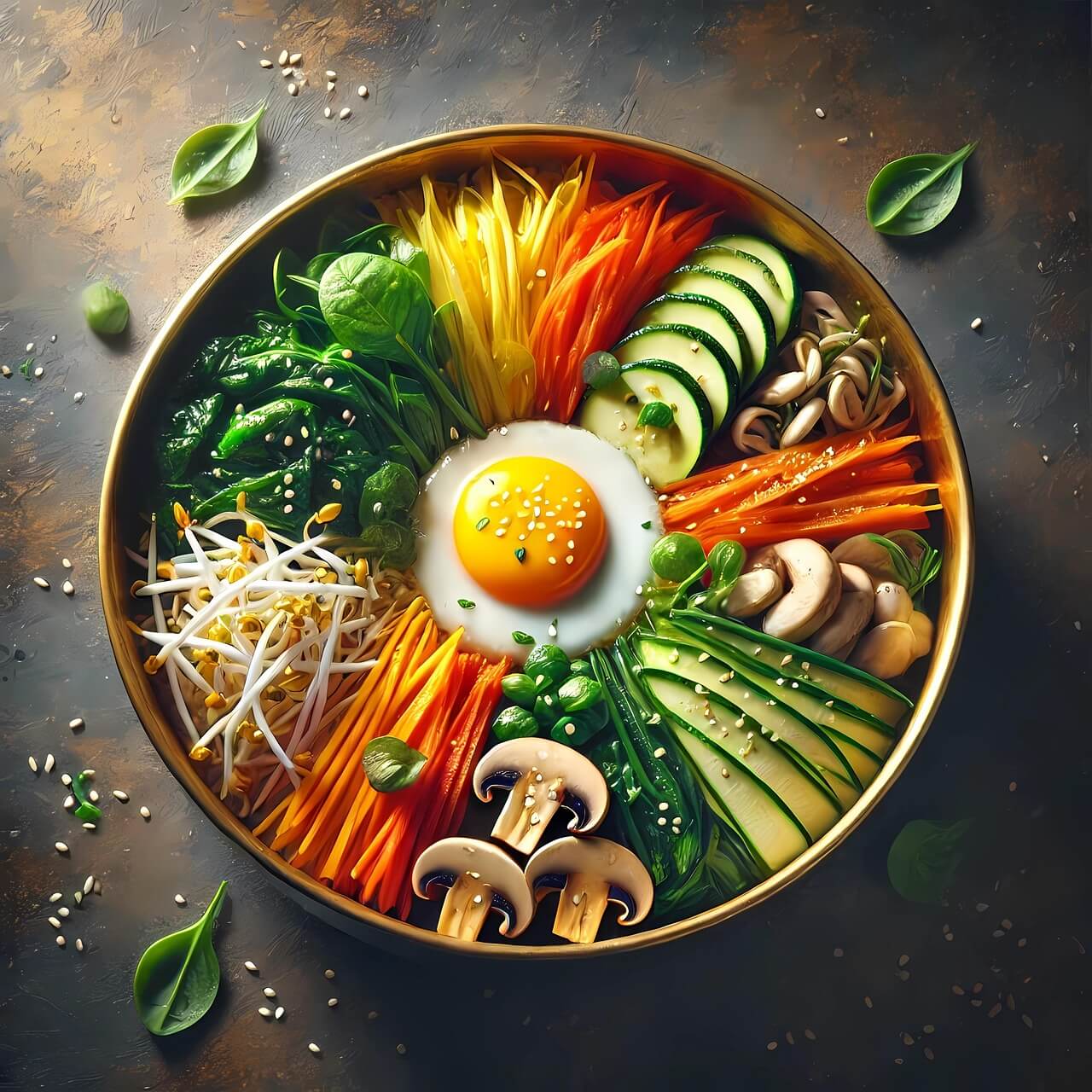 비빔밥과 주먹밥 비교