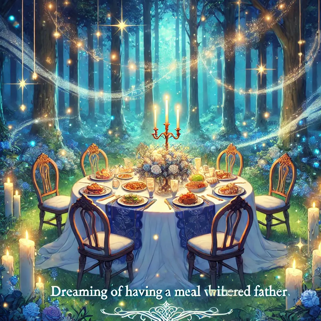 돌아가신 아버지와 식사하는 꿈