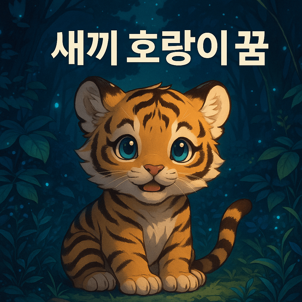 새끼 호랑이 꿈 해몽