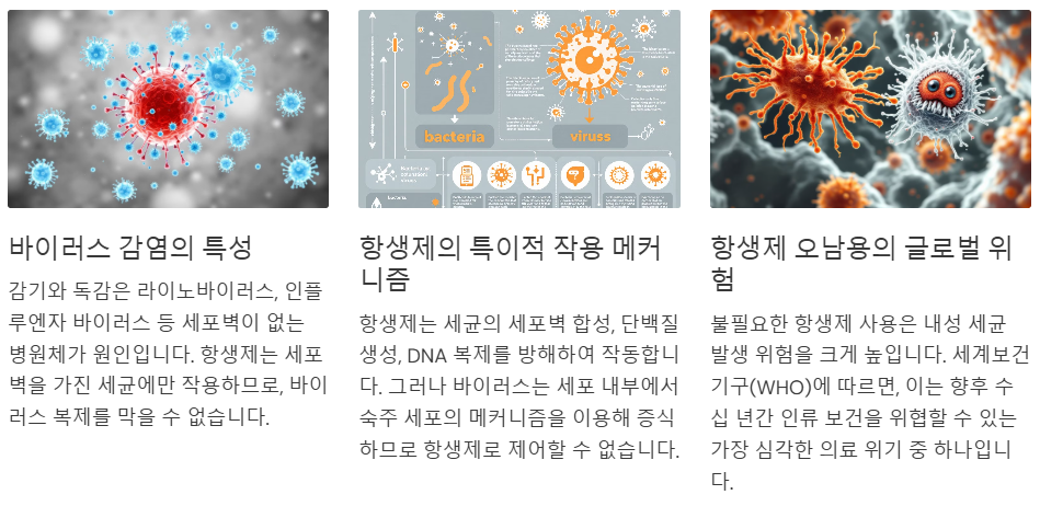 감기와 독감 예방법
