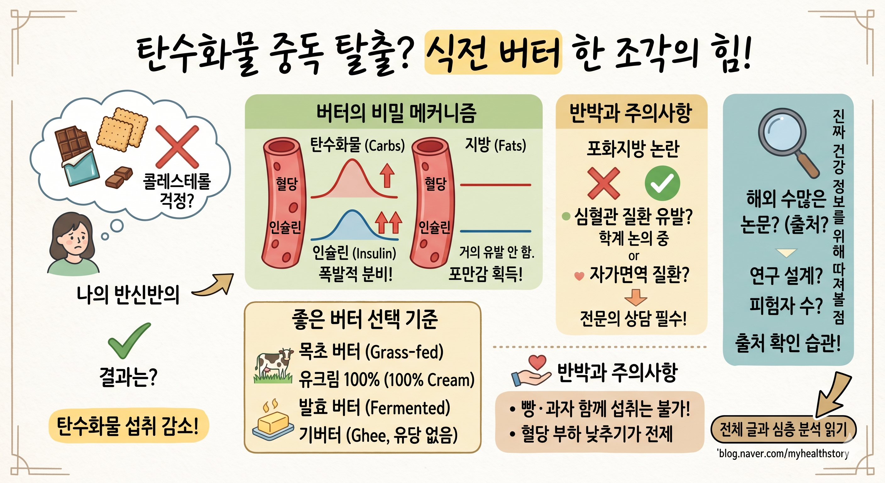 버터섭취효과(혈당안정)