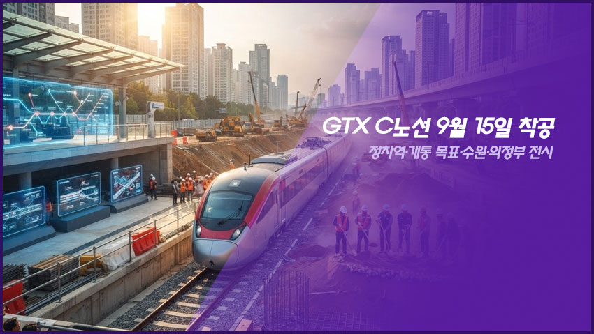 GTX C노선 9월 15일 착공|정차역·개통 목표·수원·의정부 전시