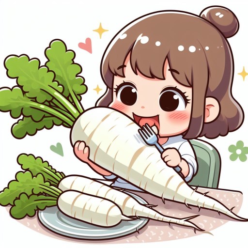 Illustration_of_eating_radish