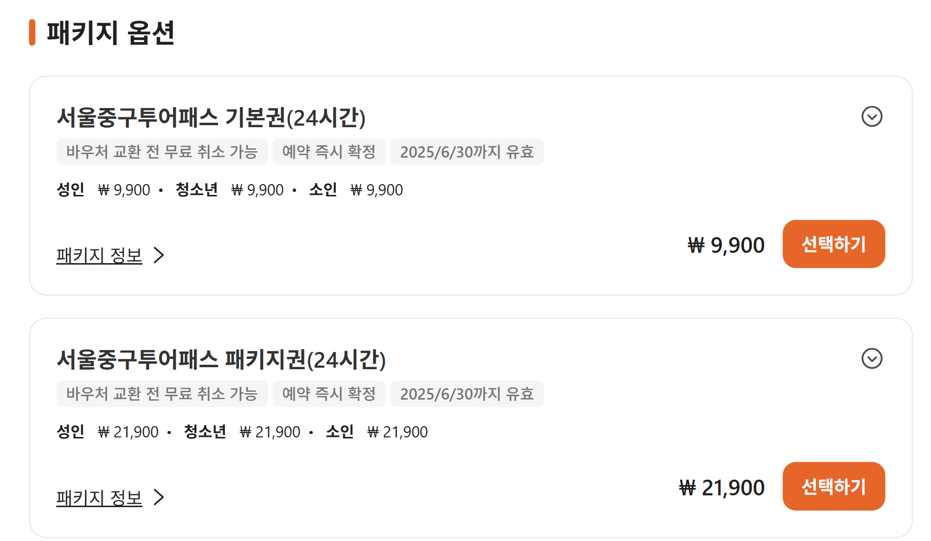 서울 중구 투어패스