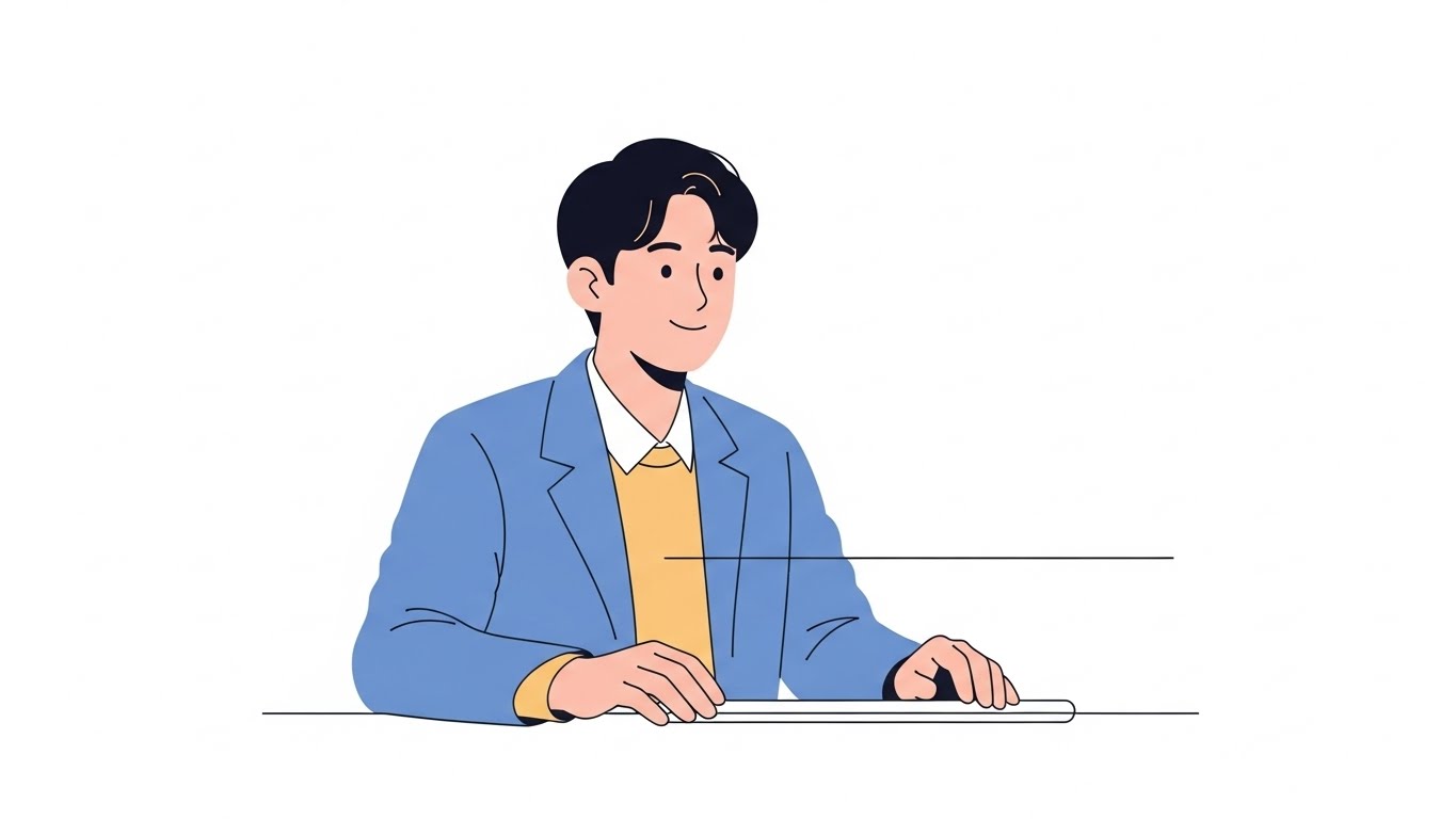 퇴근 후 여유를 느끼는 직장인의 모습, 손부업알바는 첫 부업으로 부담이 적습니다.