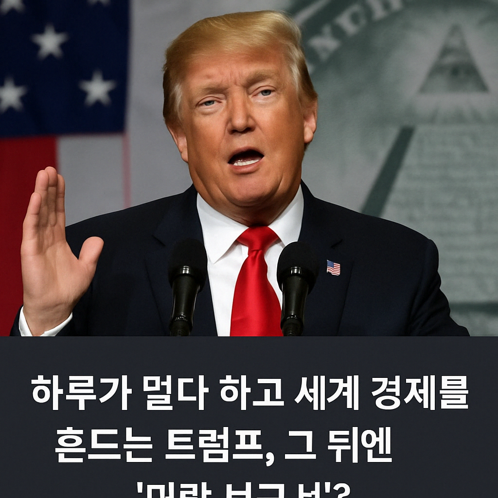 트럼프대통령의 말바꿈