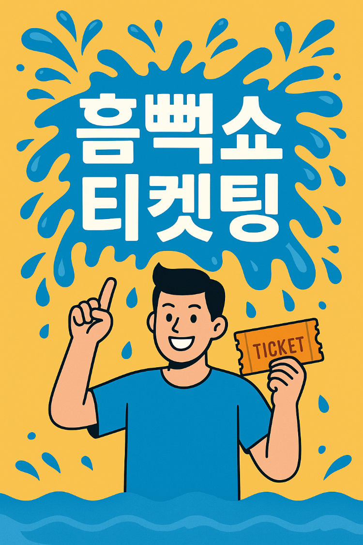 흠뻑쇼 티켓팅 완벽 가이드