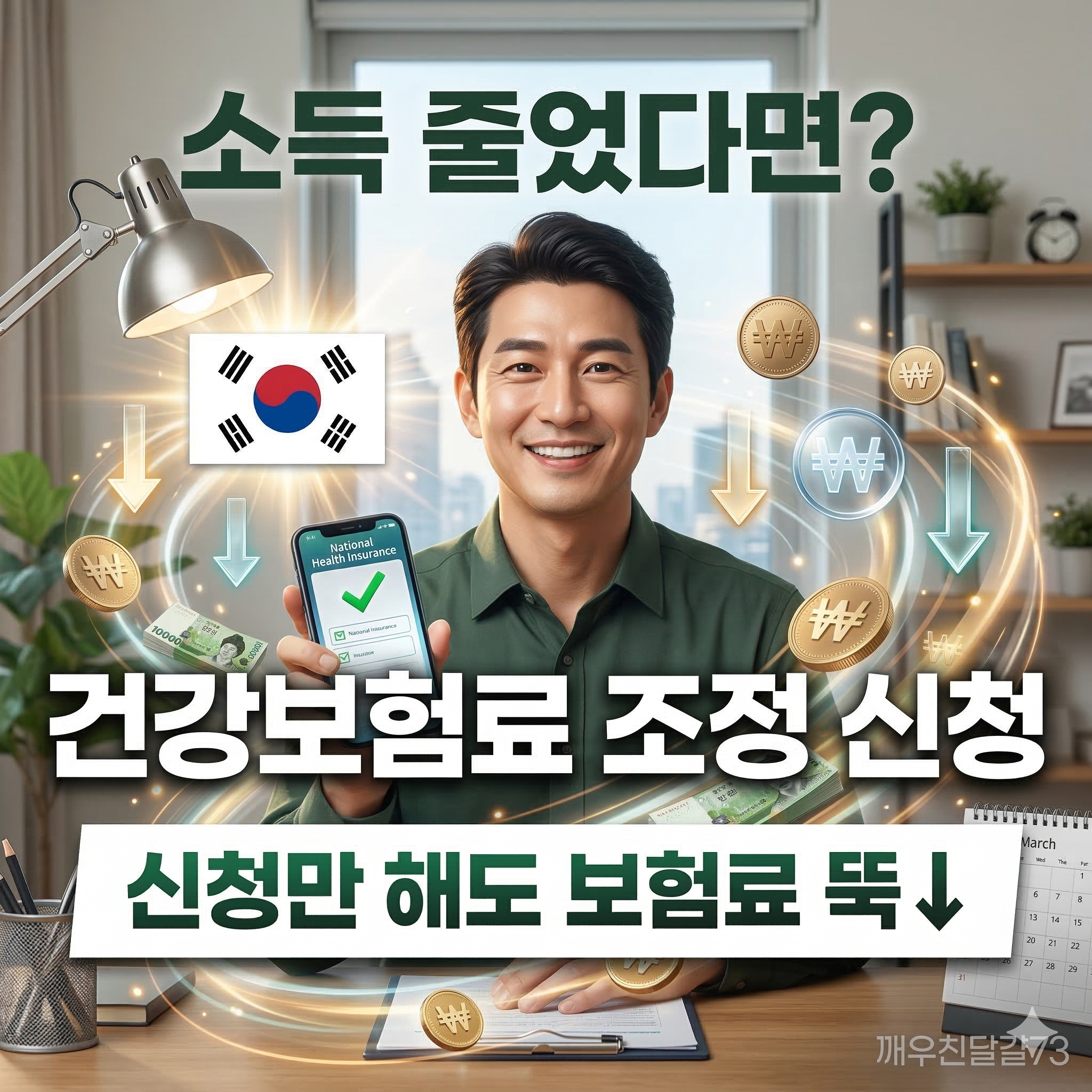 건강보험료 조정 신청 방법 총정리 (소득 줄었다면 꼭 확인!)