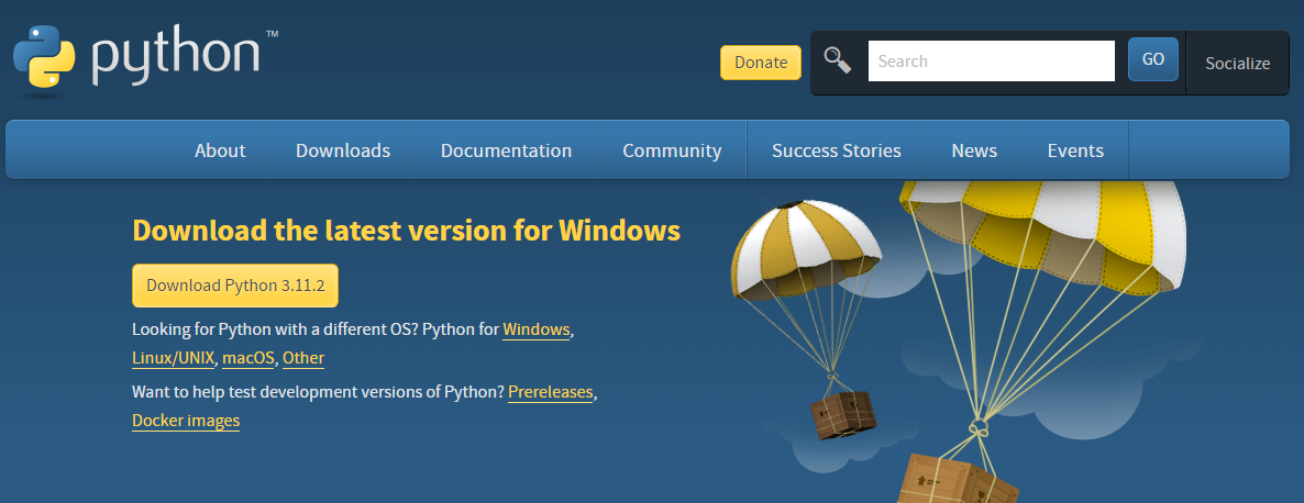 Python 공식 사이트