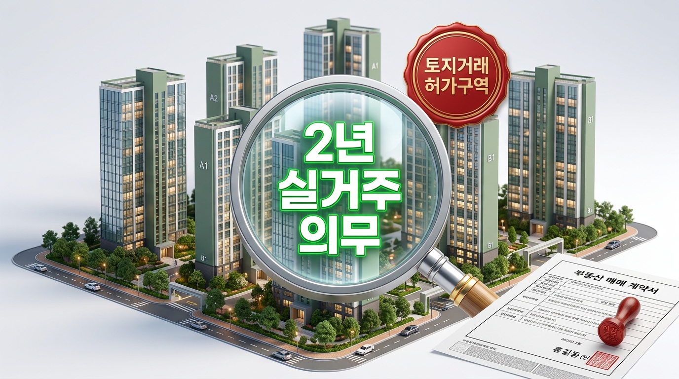 2026 토지거래허가구역 실거주 조건 및 아파트 매수 가이드 썸네일