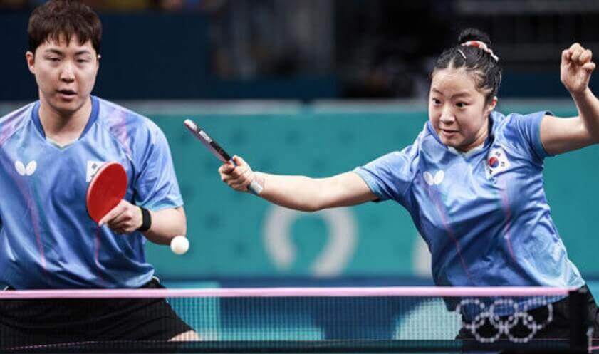 탁구 4강 진출