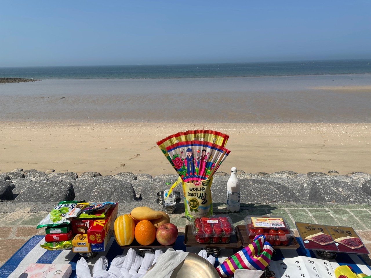 서울 점집 월령도령 해변 상차림