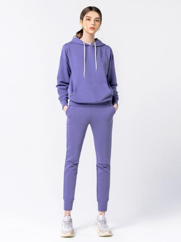 아키클래식 여성용 트레이닝 후드 조거팬츠 상하 세트 프렌치라일락