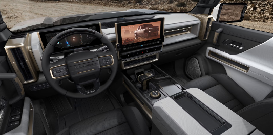 험머 EV 내부 디자인